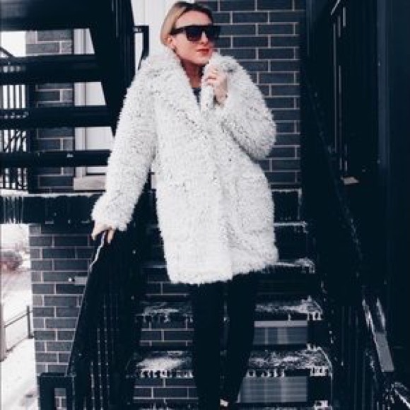 anthropologie fuzzy jacket